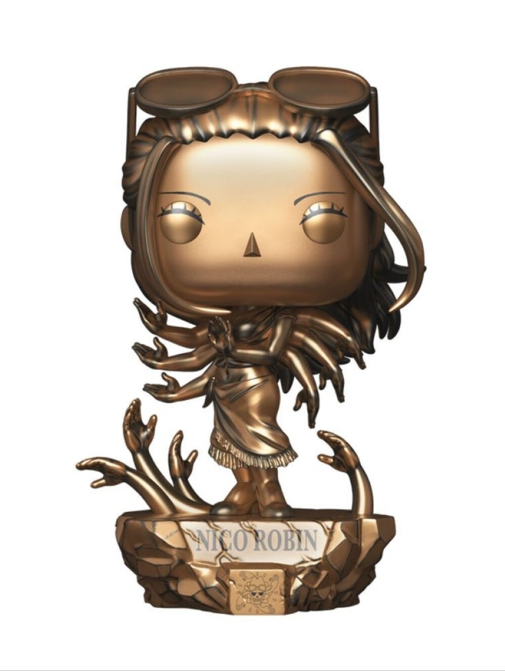 Funko Pop Plus One Piece #2179 Nico Robin Bronze Statue Exclusive NEW